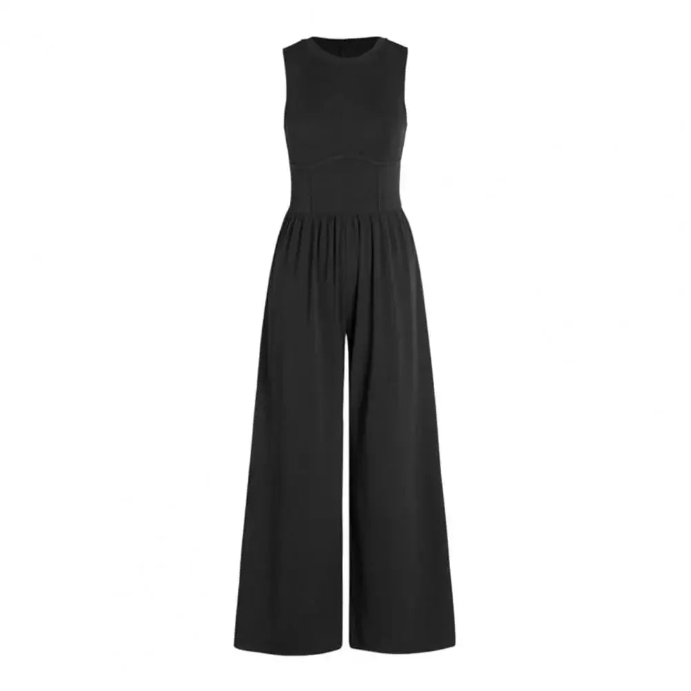 Wide Leg Tummy Control Jumpsuit