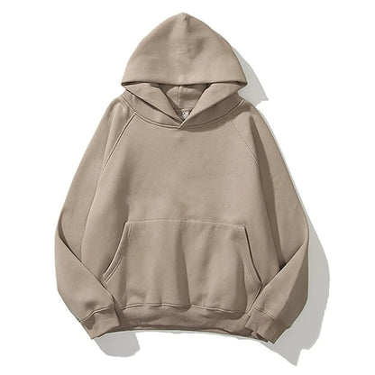 Oversized Cotton Pullover Hoodie